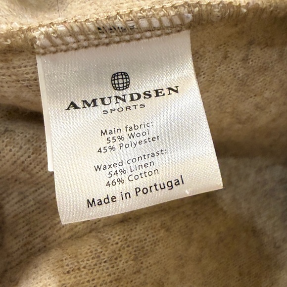 Amundsen Wool Fleece Vest in Cream - Women's Cozy Zip Front Retail $230 - Picture 5 of 7